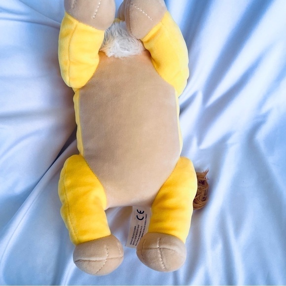 RARE -DISNEYLAND PARIS Stuffed Animal SIMBA Plush LION KING Length 12" Height 8" - Picture 6 of 13